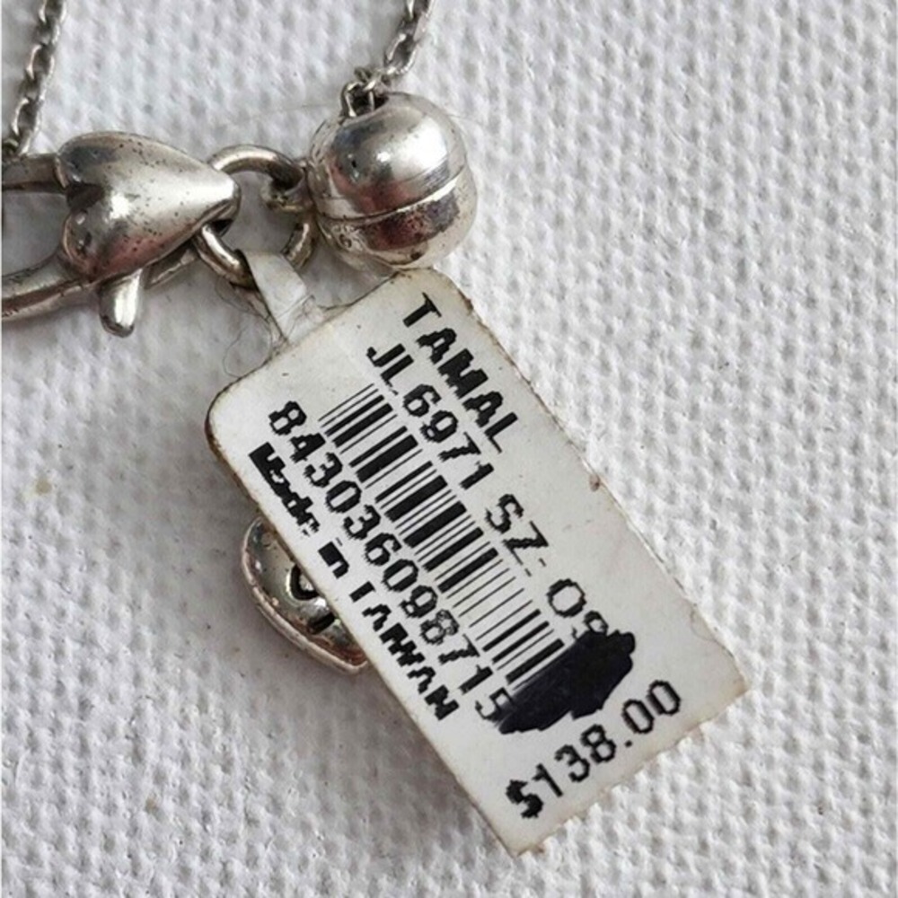 Brighton‎ Tamal Silver Plated Crystal Celtic Knot Pendant Necklace $138 - Picture 3 of 6